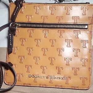 Dooney & Bourke Tan Embossed Crossbody